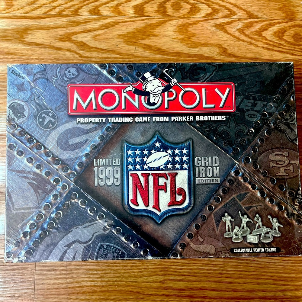 NFL Monopoly retro